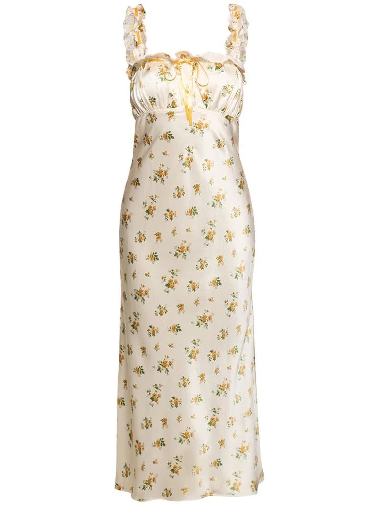 REFORMATION Erdem Silk Printed Midi Dress 1