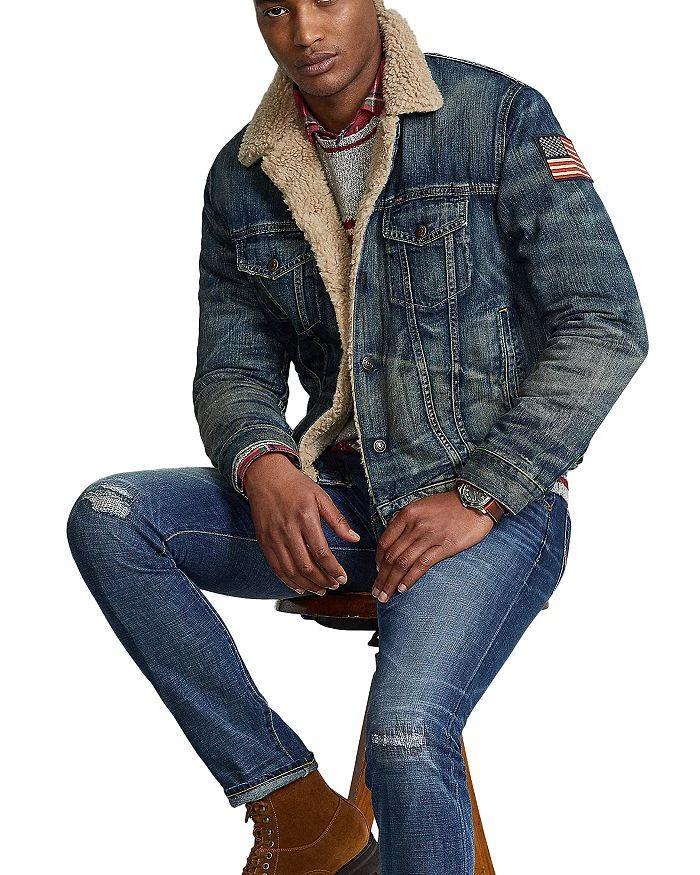 Ralph Lauren Fleece Lined Trucker Jacket 4