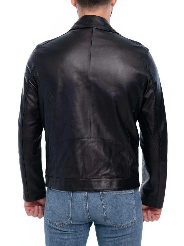 Vellapais Notch Collar Leather Jacket 2