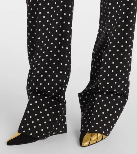Valentino Polka-dot straight pants 5