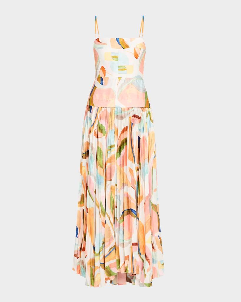 Acler Leasgill Open-Back Midi Dress