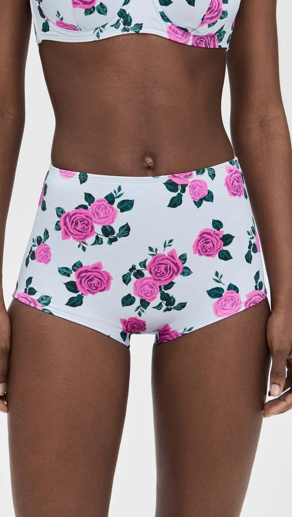 Good American Satin Boy Swim Bikini Shorts 1