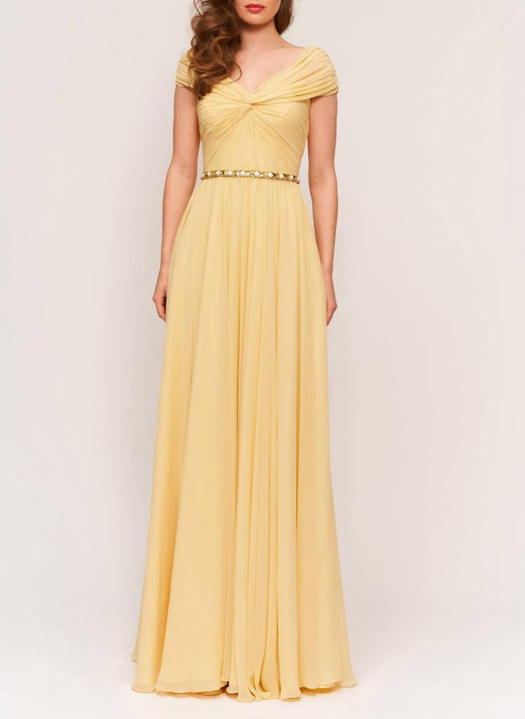Jenny Packham Jenny Packham - Grace Silk Chiffon Gown