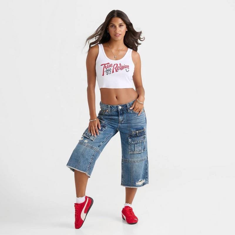 True Religion Women's True Religion Crystal Vintage Rib Tank 2