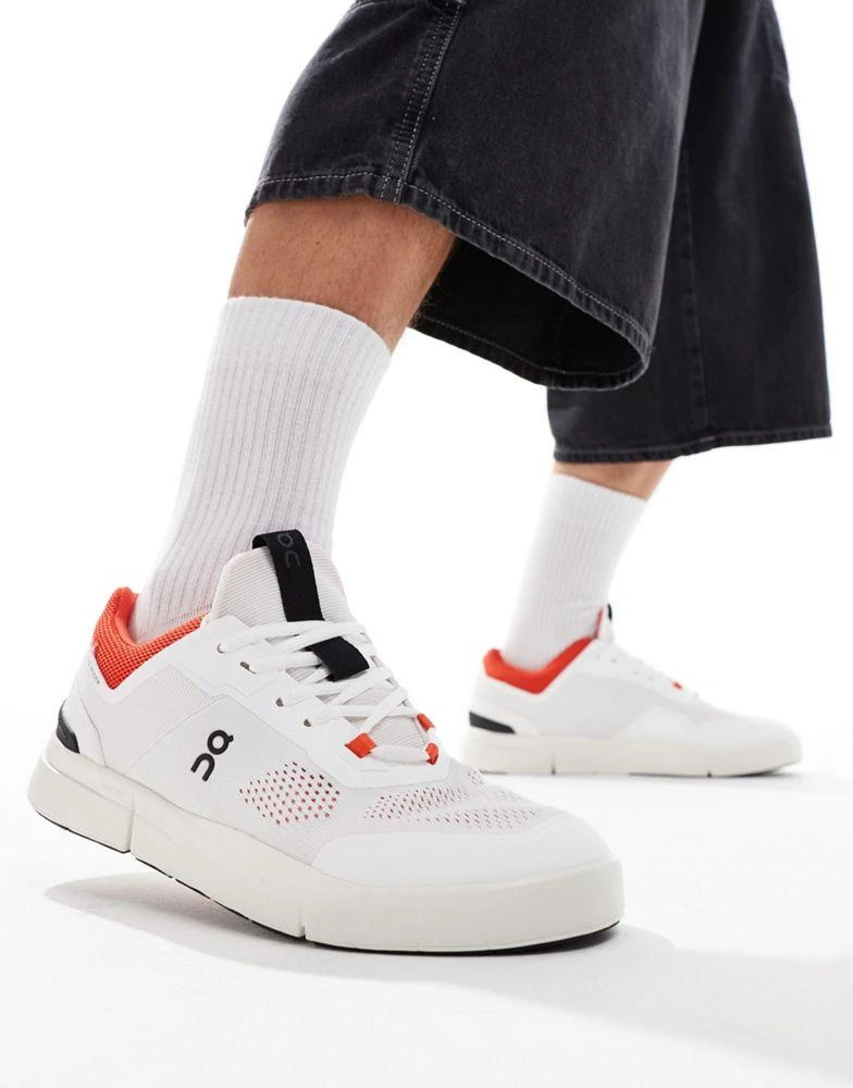 On ON The Roger Spin trainers in undyed spice 1