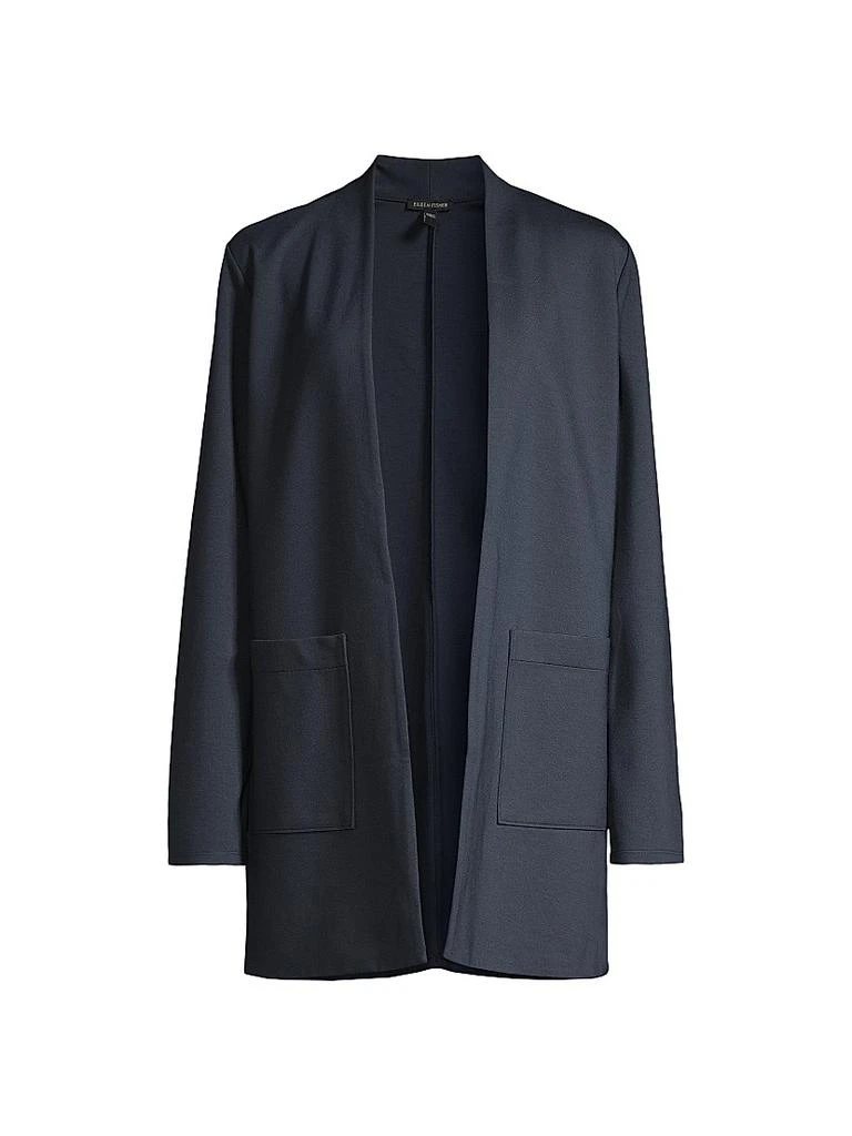 Eileen Fisher Stretch-Jersey Open-Front Jacket 1