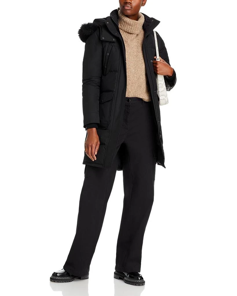 Moose Knuckles Onyx Causapscal Shearling Trim Down Parka 8