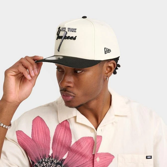 New Era New Era New York Yankees MLB 9FIFTY A Frame Snapback Hat 1