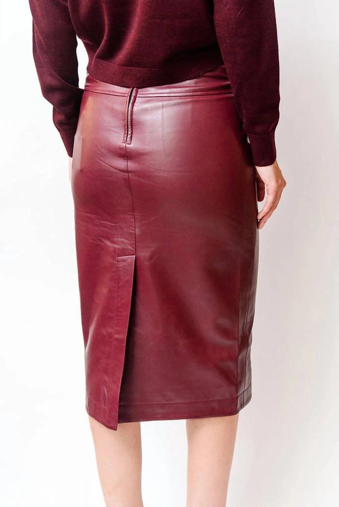 CAMI NYC Cami Nyc - Leather Midi Skirt 2