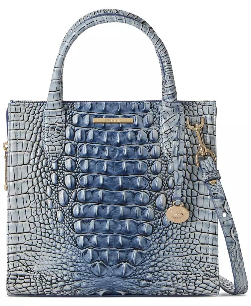 Brahmin Small Caroline Melbourne Embossed Leather Satchel 1