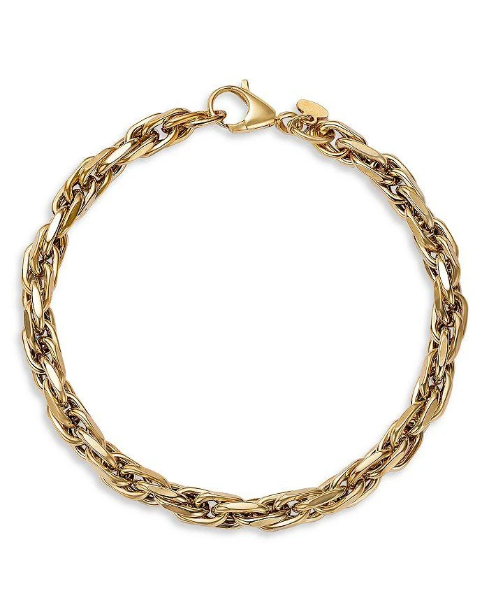 Alberto Amati 14K Yellow Gold Intertwined Link Chain Bracelet 1