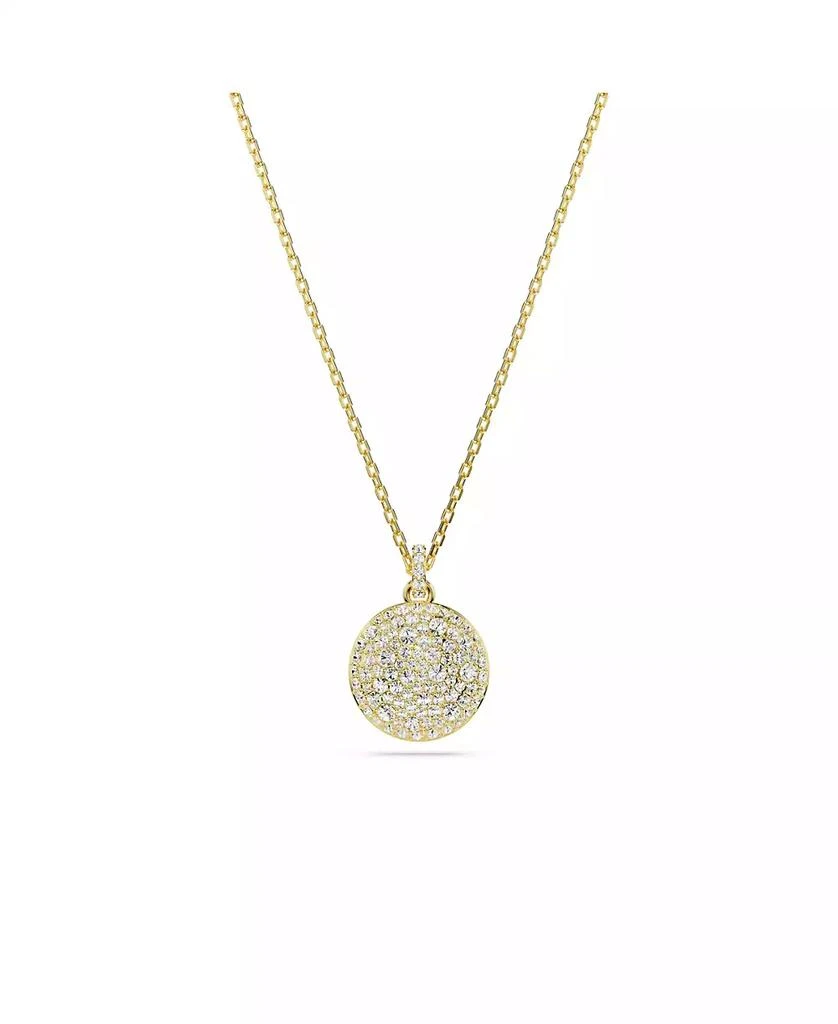 Swarovski White, Rhodium Plated or Rose-Gold Tone or Gold-Tone Meteora Layered Pendant Necklace 6