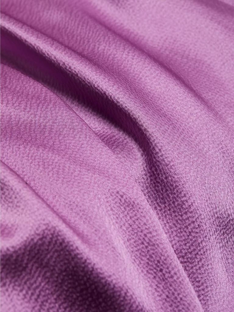 Saloni Michelle Hammered Silk Halter Gown 7