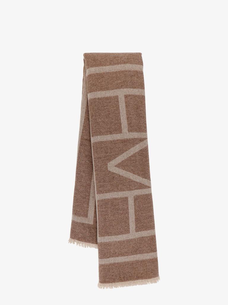 Totême Monogram virgin wool and cashmere scarf
