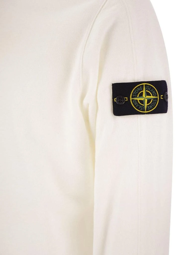 Stone Island Logo Patch Crewneck Sweatshirt 4