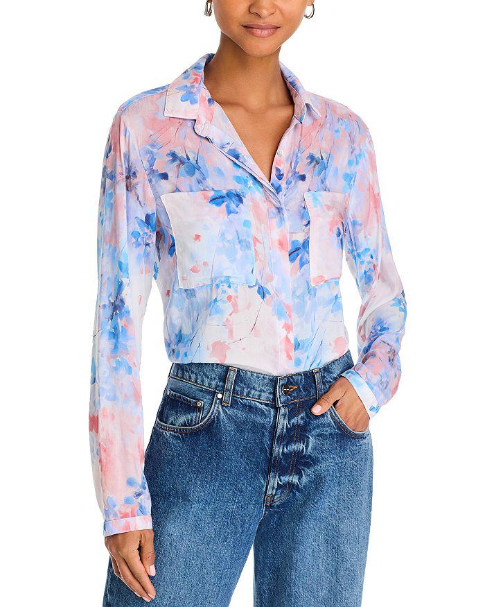 Bella Dahl Garden Mist Printed Button Shirt