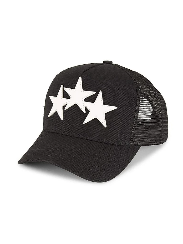 AMIRI Star Leather Trucker Hat 1