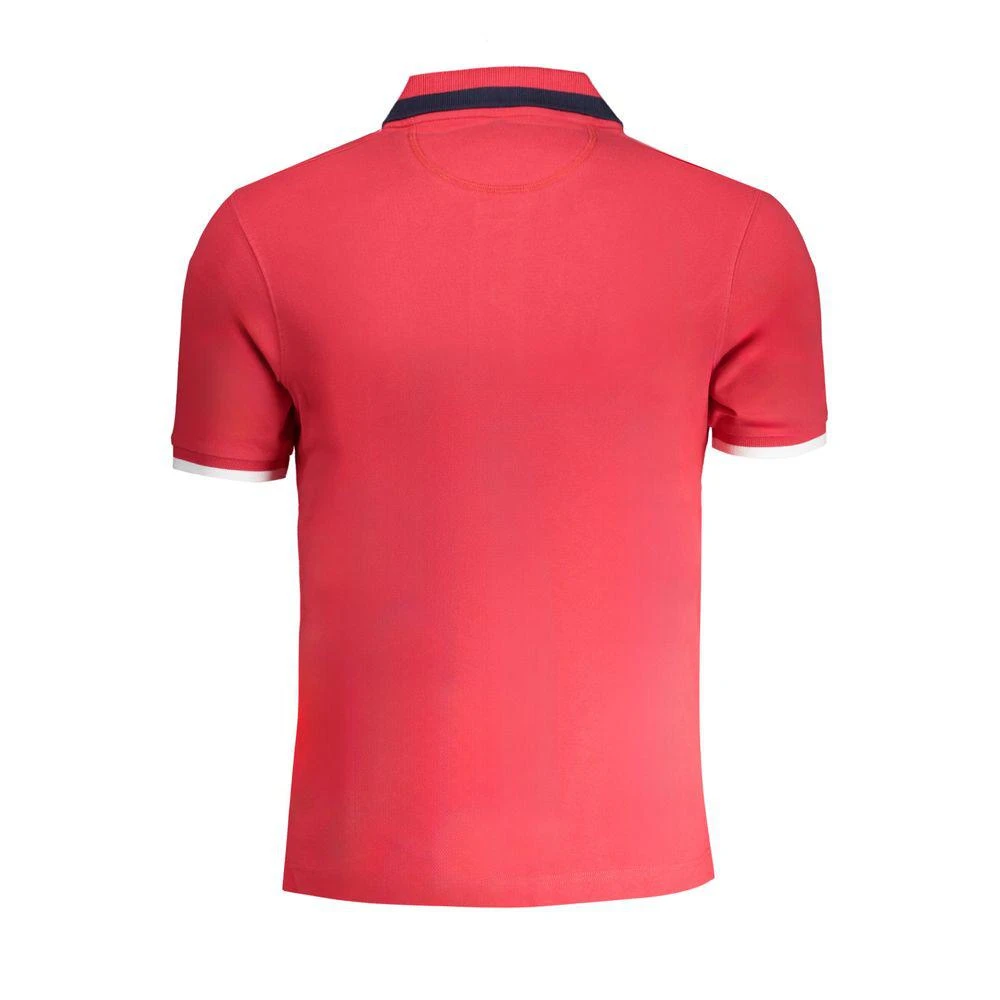 La Martina Red Cotton Polo Shirt 2