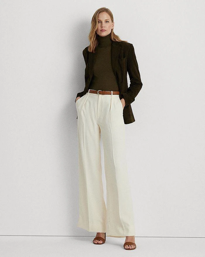 Ralph Lauren Pleated High Rise Wide Leg Pants 2