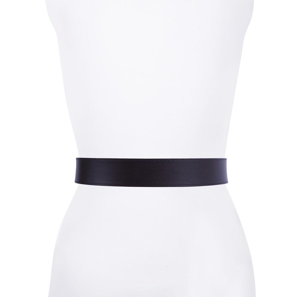 Michael Kors Women's Genuine Leather Logo Belt