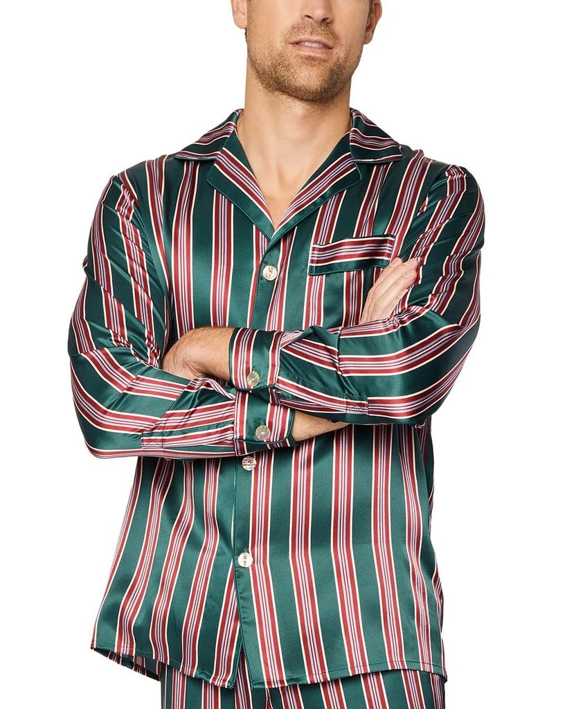 Petite Plume Lancaster Silk Stripe Pajama Set 3