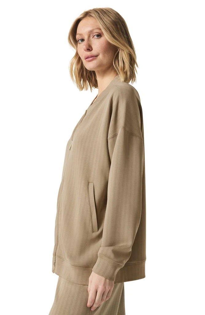 Splendid x @cellajaneblog Rib Scuba Knit Zip-Up Jacket 4