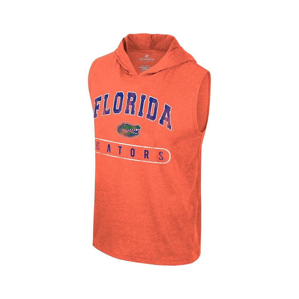 Colosseum Men's Orange Florida Gators Varsity Sleeveless Hoodie Tank Top