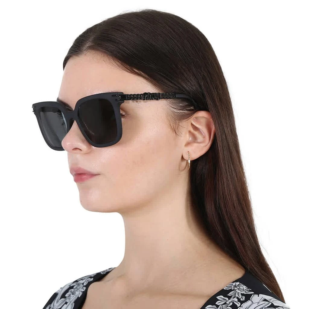 Miu Miu Miu Miu Dark Grey Square Ladies Sunglasses MU 13WS 1BO5S0 55 2