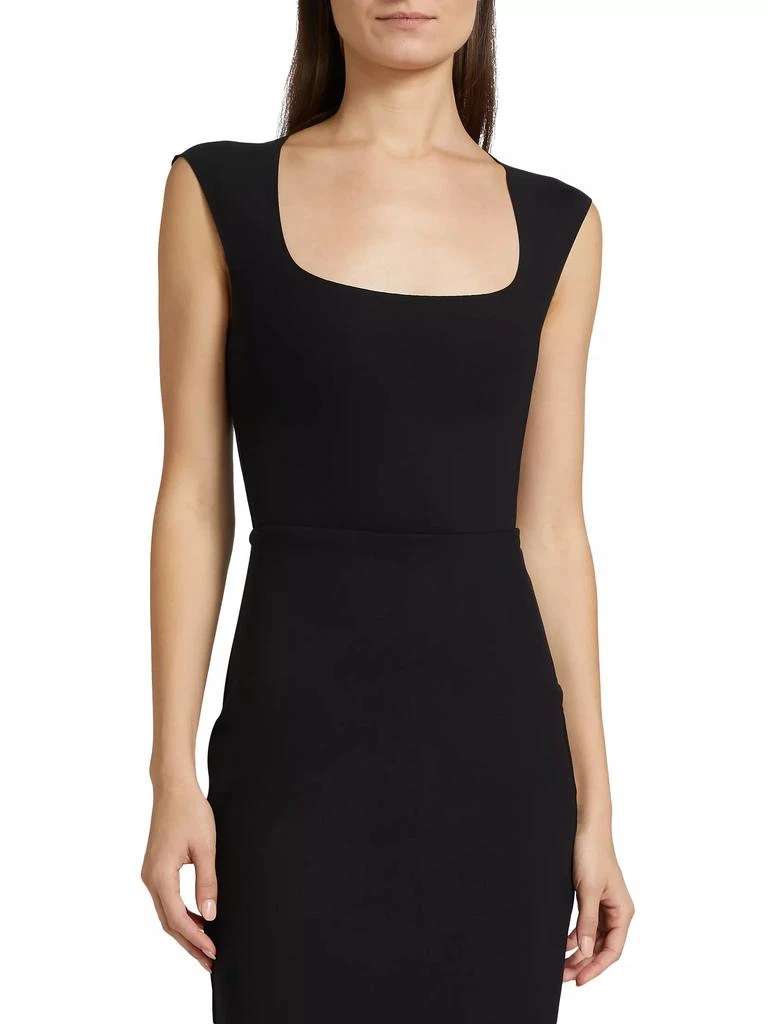 Commando Neoprene Cap-Sleeve Bodysuit 3