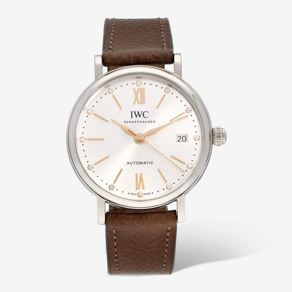 IWC Schaffhausen IWC Portofino Stainless Steel Automatic Ladies Watch IW458614 1