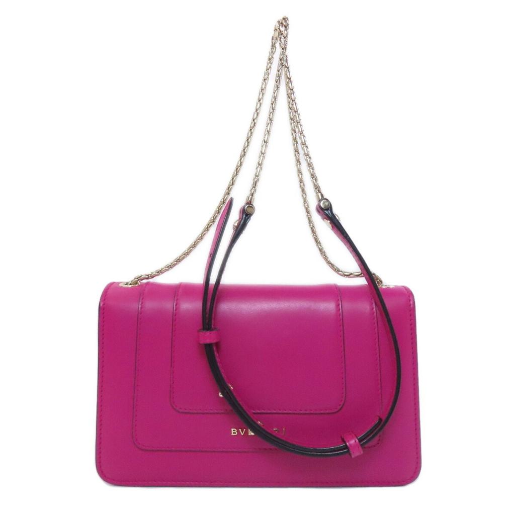 BVLGARI Leather Shoulder Bag (Pre-Owned)