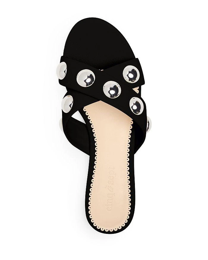 Cinq à Sept Women's Grace Embellished Slide Sandals 3