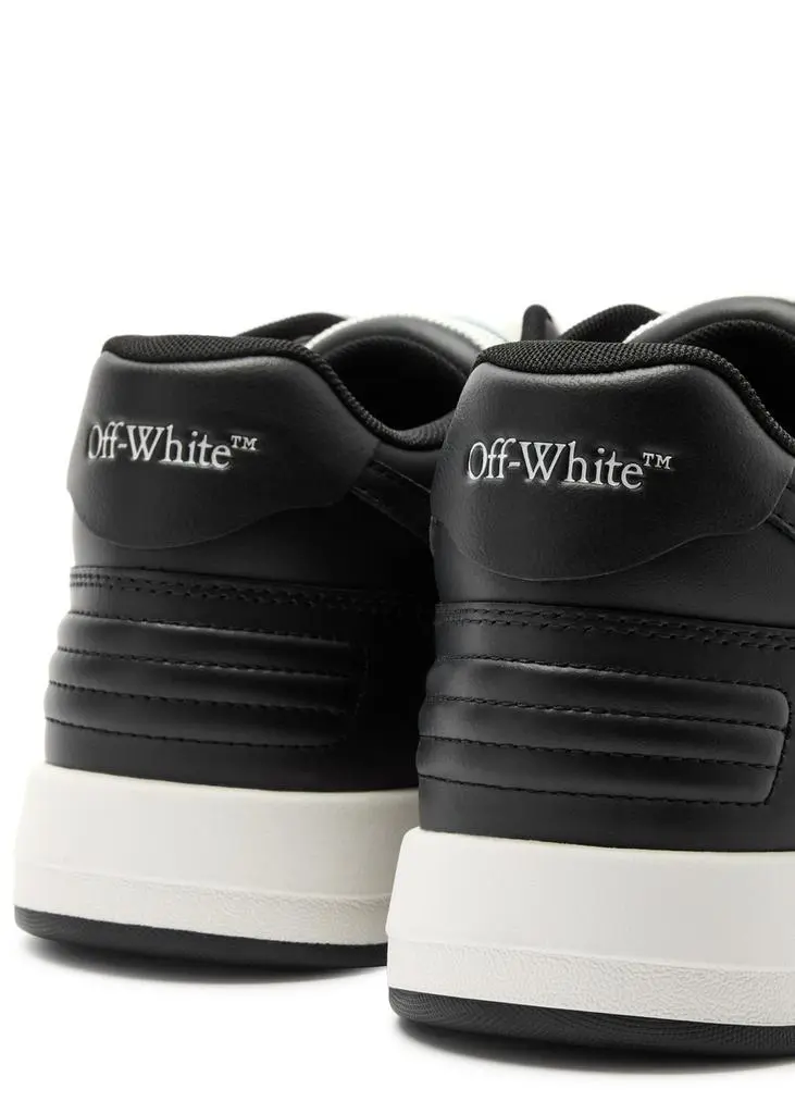Off-White Out Of Office panelled leather sneakers 4