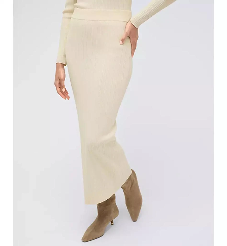 Kenneth Cole Women's Multi Rib-Knit Side-Slit Skirt 3