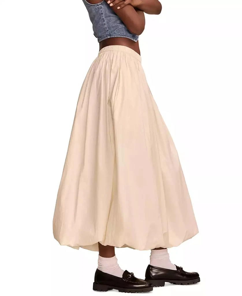 Lucky Brand Women's Cotton Bubble-Hem Maxi Skirt 3