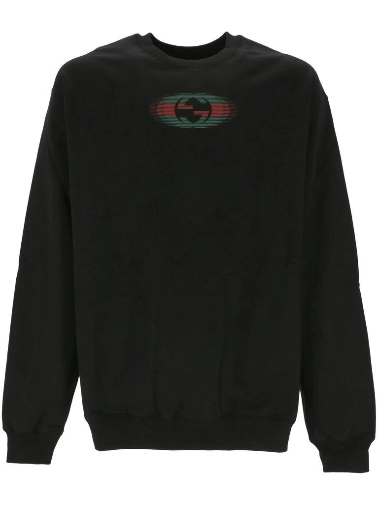 Gucci Gucci Logo Printed Crewneck Sweatshirt 1