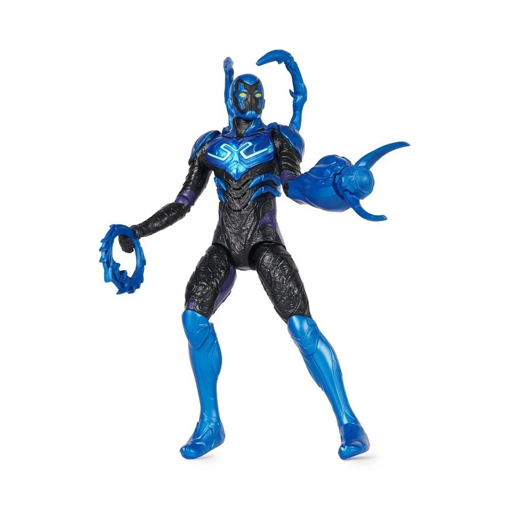 DC Comics Battle-Mode Blue Beetle Action Figure, 12 in, Lights and Sounds, 3 Accessories, Poseable Movie Collectible Superhero Toy, Ages 4 Plus