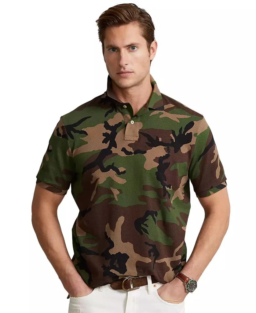 Ralph Lauren Men's Classic-Fit Camo Cotton Mesh Shirt 1