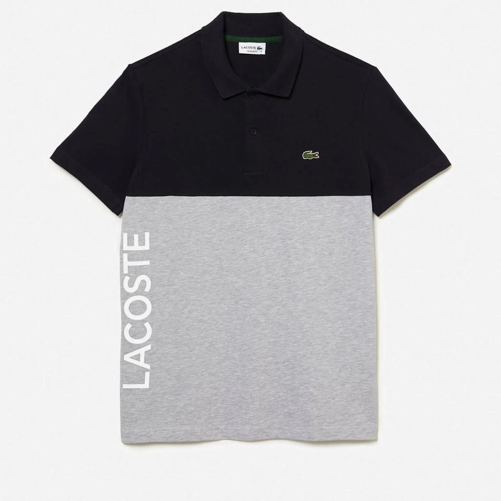 Lacoste Lacoste Seasonal Colour Block Cotton-Piqué Polo Shirt 1