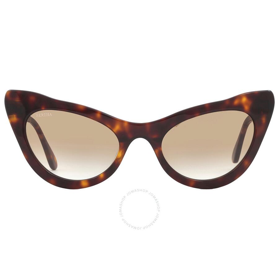 BERTHA Ladies Tortoise Cat Eye Sunglasses BRSIT104-2