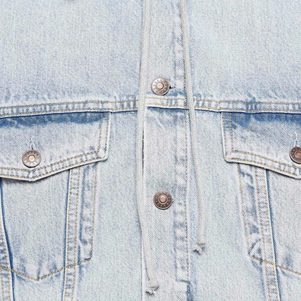 Gucci Gucci Blue  
Hollywood Babylon
 Denim Hooded Vest Jacket L 3