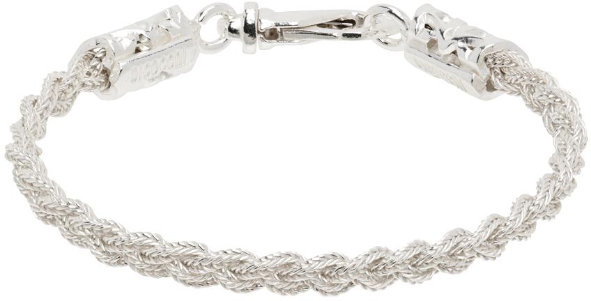 ブレスレット Emanuele Bicocchi Silver 925 Intricate Chain Bracelet Emanuele Bicocchi Men's 925 Intricate Chain Bracelet | ShopSimon