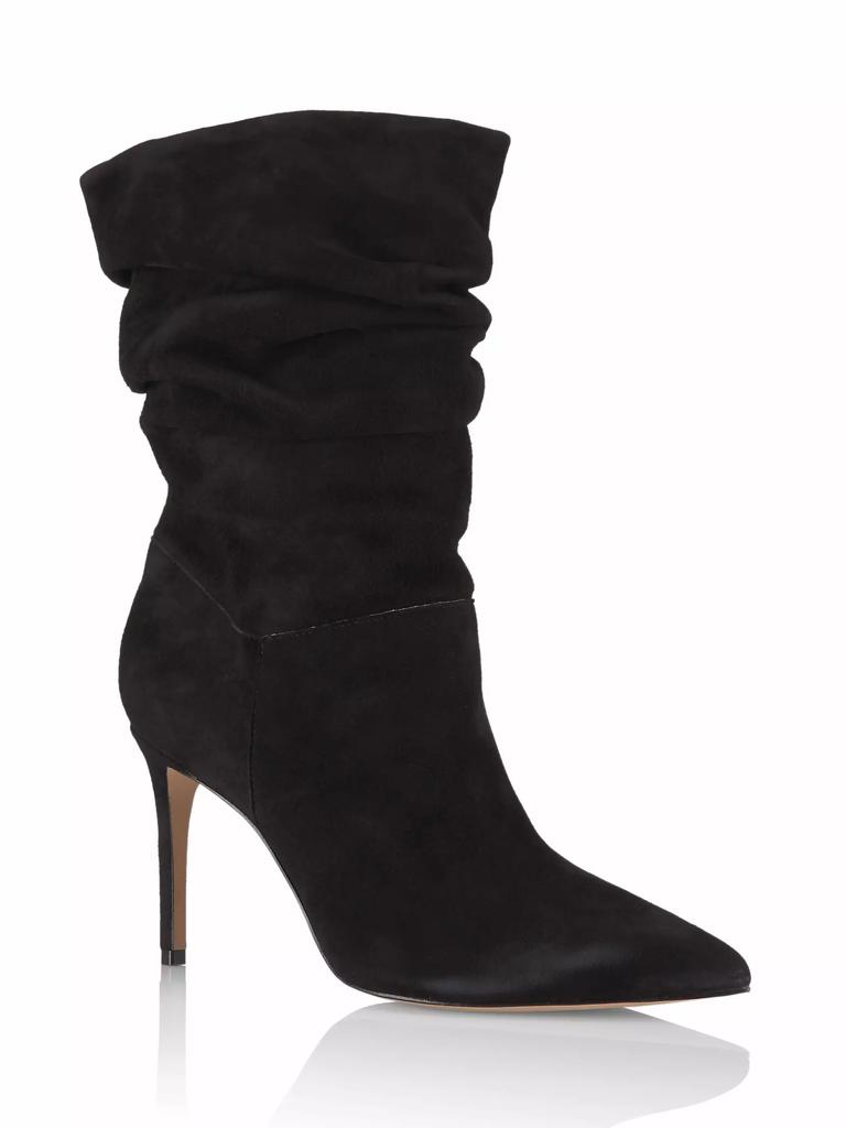 Schutz Ashlee Nubuck High-Heel Boots