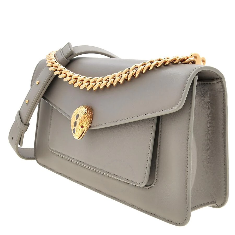 BVLGARI Grey East-West Serpenti Shoulder Bag 3