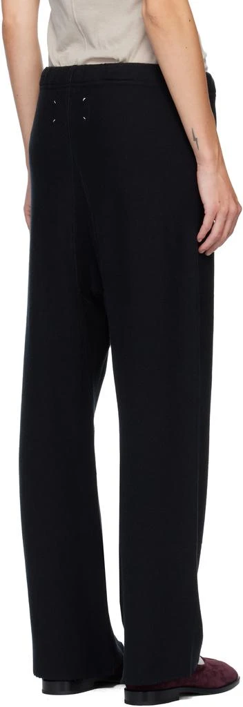MAISON MARGIELA Black Gusset Sweatpants 3