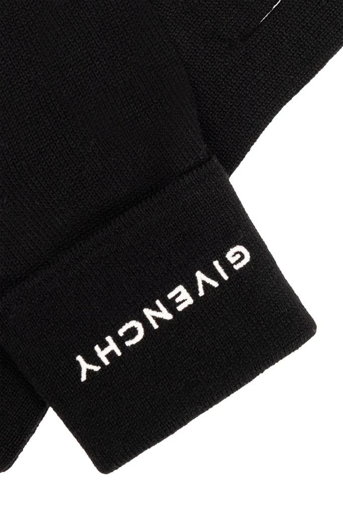 Givenchy Givenchy	 Logo Embroidered Gloves 3