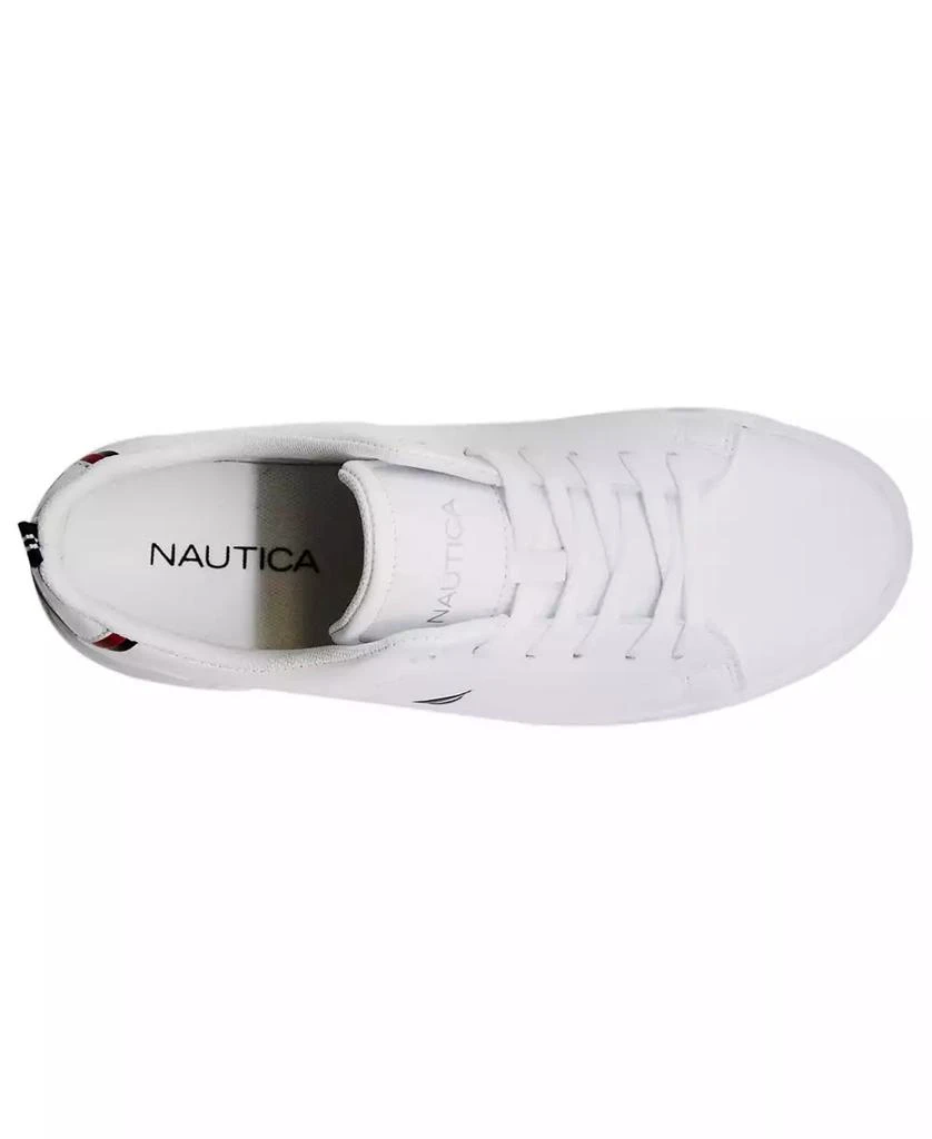 Nautica Little and Big Boys Lace Up Court Sneakers 4