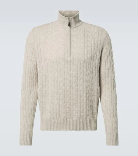Arch4 Thames cashmere half-zip sweater 1