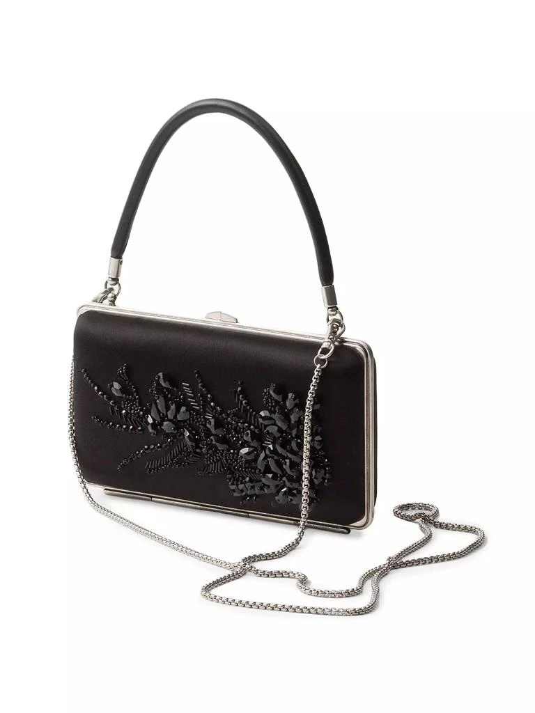 Prada Embroidered Satin Clutch 3
