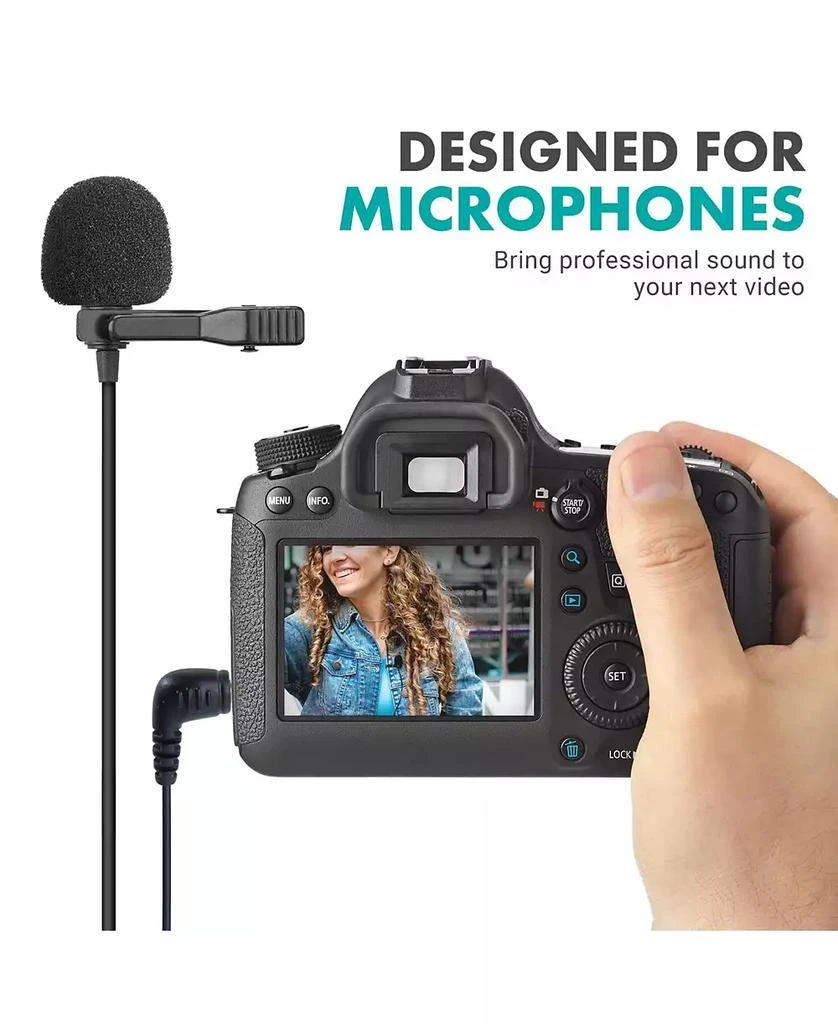 Movo MC4 TRRS to TRS Adapter - 3.5mm Microphone Adapter Cable 2